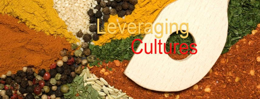 Spices representing the leveraging of cultures